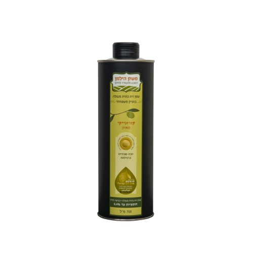 שמן זית קורונייקי -  פח 750 ml 